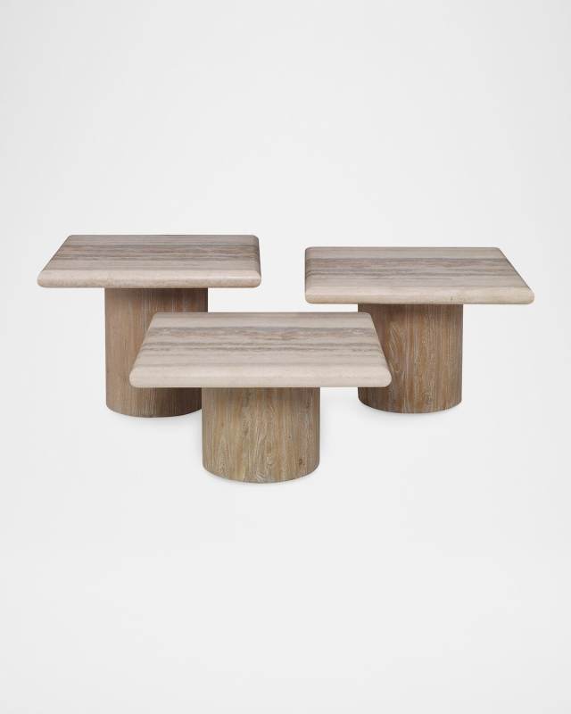 Petros Bunching Cocktail Tables, Set of 3